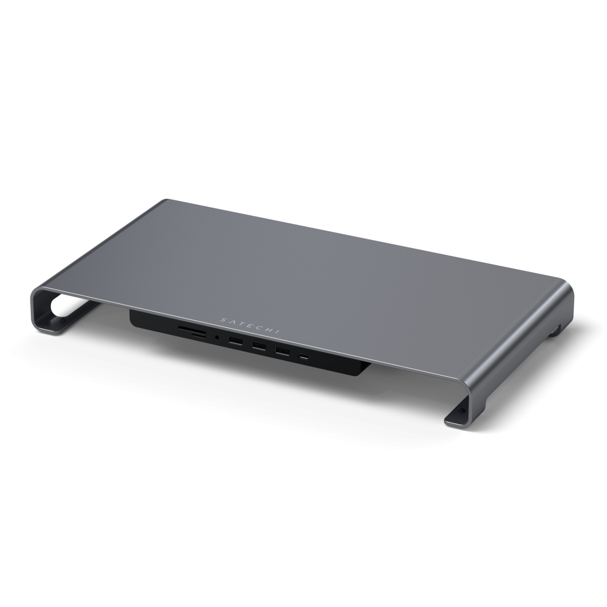 Satechi - USB-C monitorállvány Hub XL - Szürke - Image 5