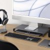 Satechi - USB-C monitorállvány Hub XL - Szürke - Image 4