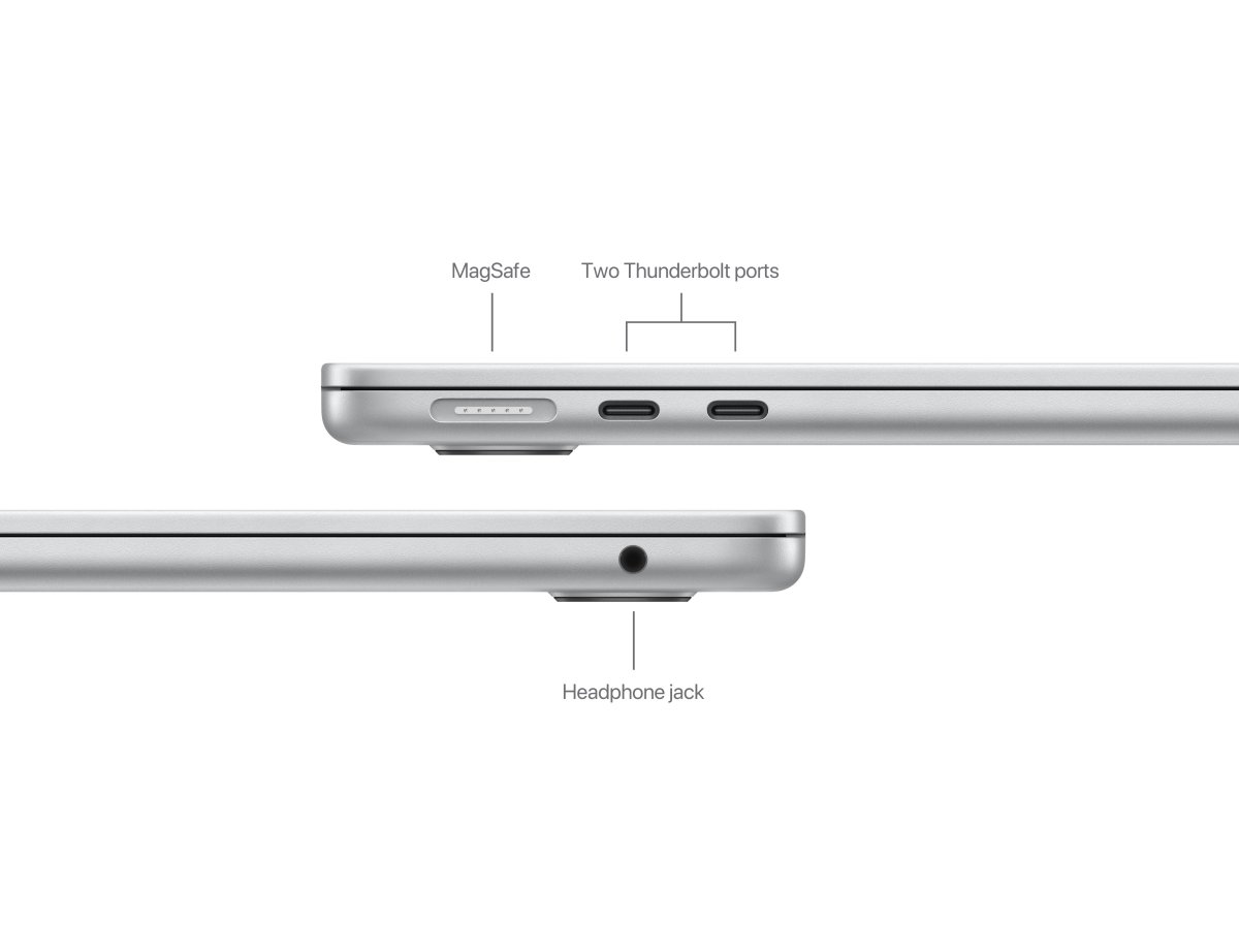 Apple MacBook Air 13" – M2 chip 8 magos CPU-val, 8 magos GPU-val, 16 GB egyesített memória, 256 GB - ezüst - Image 6