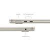 Apple MacBook Air 13" – M3 chip 8 magos CPU-val, 10 magos GPU-val, 24 GB egyesített memória, 512 GB - csillagfény - Image 5