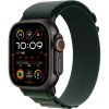 Apple Watch Ultra 2 GPS + Cellular – 49 mm-es fekete titántok, sötétzöld alpesi pánt - S