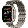 Apple Watch Ultra 2 GPS + Cellular – 49 mm-es natúr titántok, natúr titán milánói szíj - L