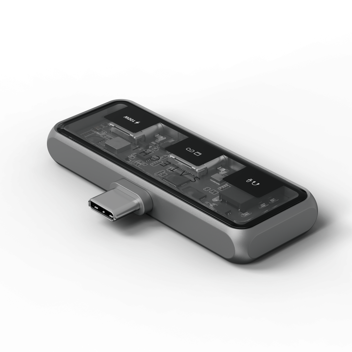 Satechi - Mobile XR hub kettős USB-C-vel és hanggal - Szürke - Image 2