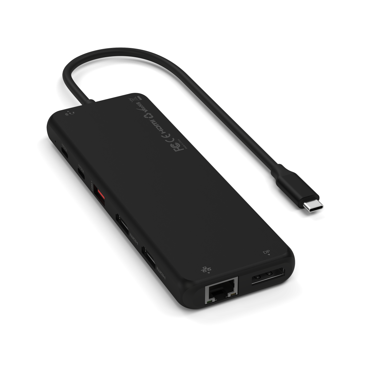 13 az 1-ben USB-C hármas multiport adapter- Black - Image 6