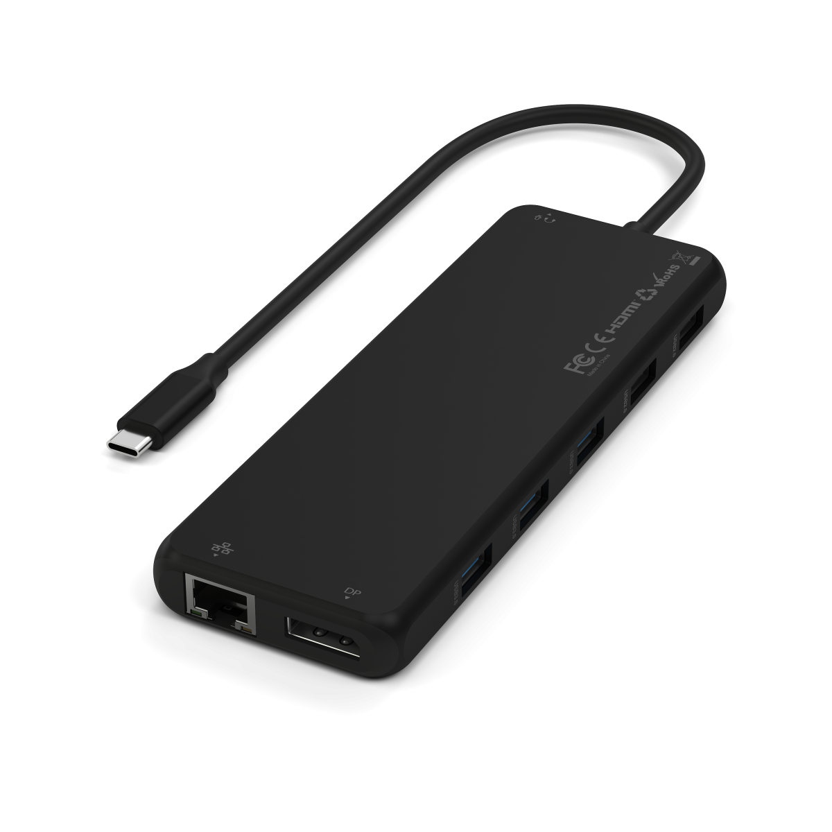 13 az 1-ben USB-C hármas multiport adapter- Black - Image 2