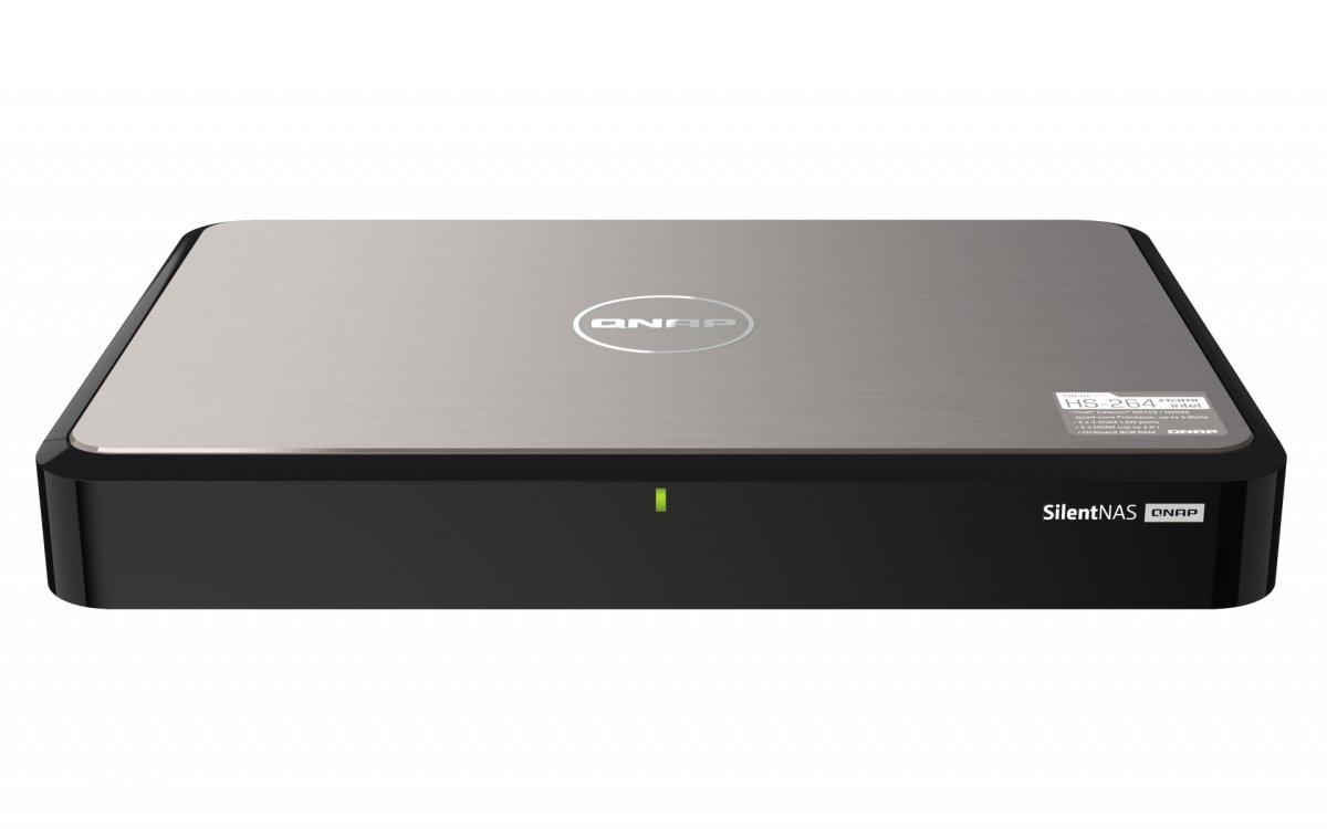 QNAP - HS-264 NAS desktop Ethernet/LAN connection N5105 Fekete