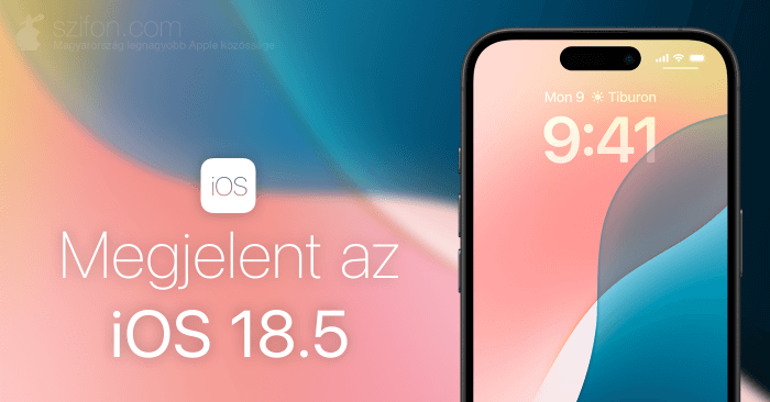 Megjelent az iOS 18.5 – egy új háttérkép, szolgáltató általi műholdas támogatás az iPhone 13 modelleken, egyebek