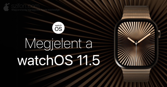 Megjelent a watchOS 11.5 – egy új számlap, fejlesztések, hibajavítások