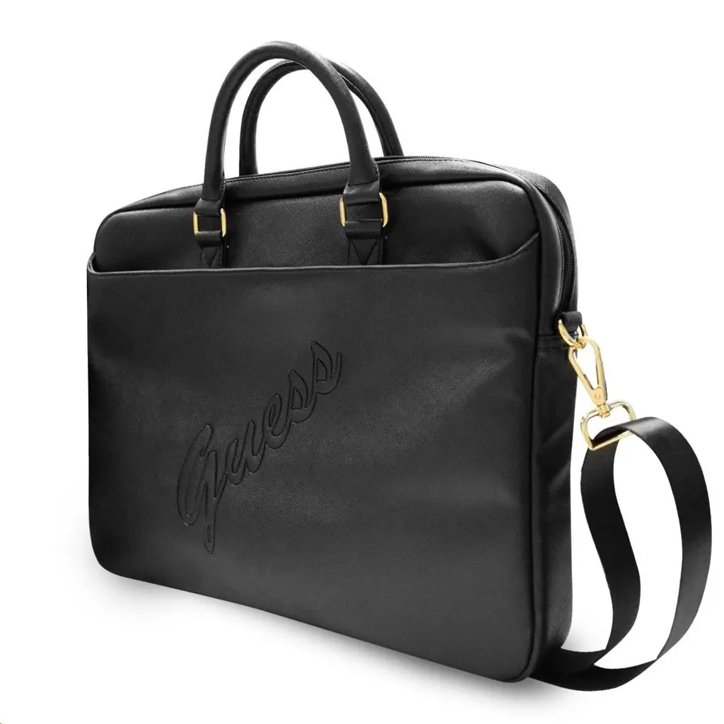 Guess laptop táska fekete 15″ GUCB15PUSASBK