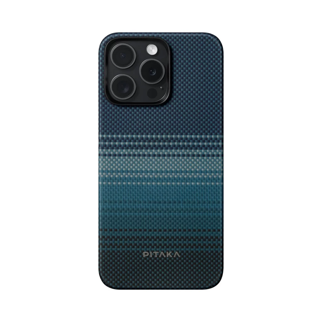 Pitaka Tactile Woven tok MOONRISE Apple iPhone 15 Pro Max készülékhez - MagSafe rögzítéssel (KI1501MOM)