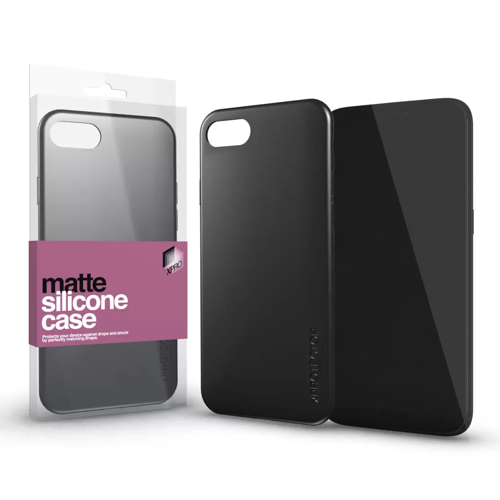 XPRO™ Szilikon matte tok ultravékony fekete Xiaomi Redmi Note 11 Pro készülékhez