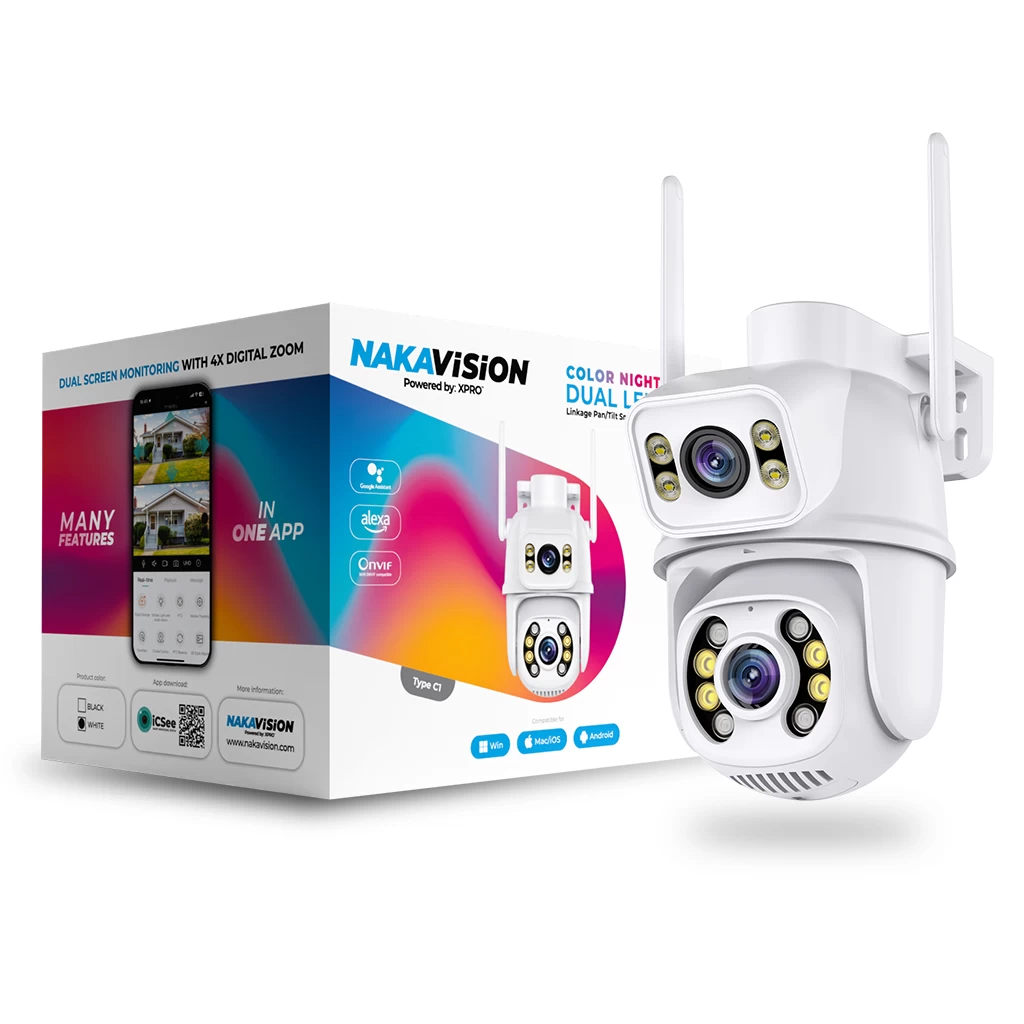 NAKAVISION by XPRO™ C1 Okos IP kamera - FEHÉR
