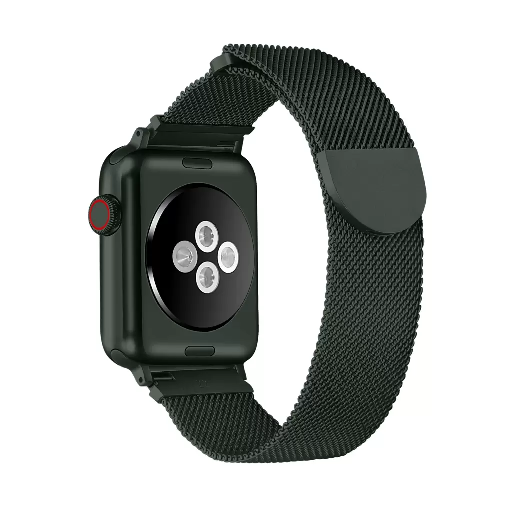 XPRO™ Apple Watch két részes milánói szíj Fekete Apple Watch 38mm / 40mm / 41mm / 42mm (S10) készülékhez