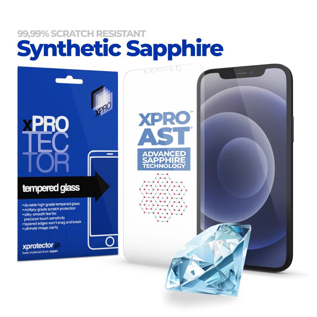 XPRO™ AST® Zafír kijelzővédő Apple iPhone 16 Pro készülékhez
