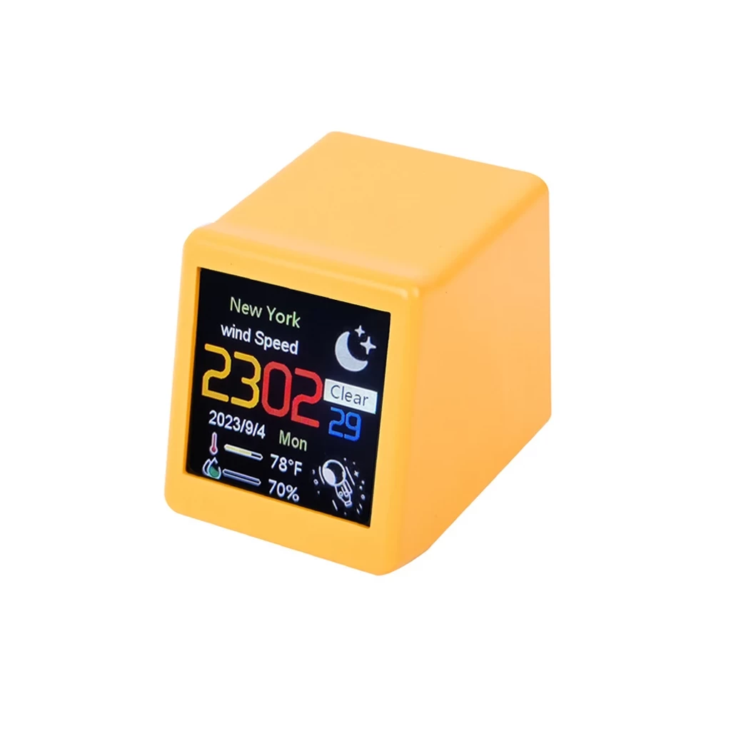 XPRO™ Mini Smart WIFI Időjárásjelző Óra – 3.5x4.5 cm – Okos Asztali Időmérő Animált Ikonokkal