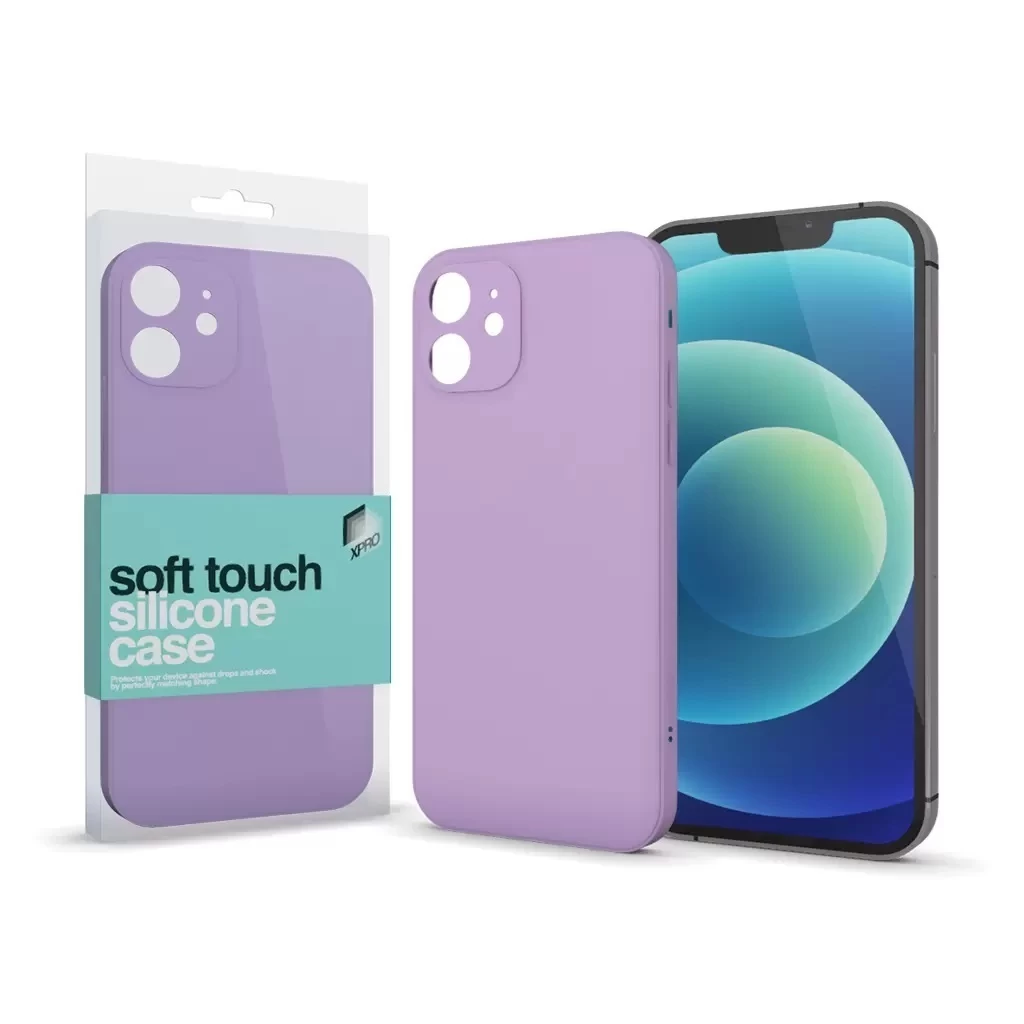 XPRO™ Soft Touch szilikon tok Slim lila Xiaomi Redmi 14C készülékhez