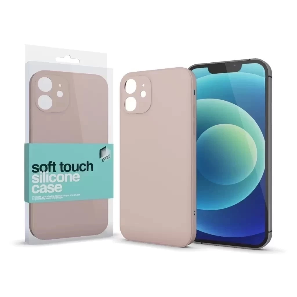 XPRO™ Soft Touch szilikon tok Slim púder pink Samsung Galaxy A35 készülékhez