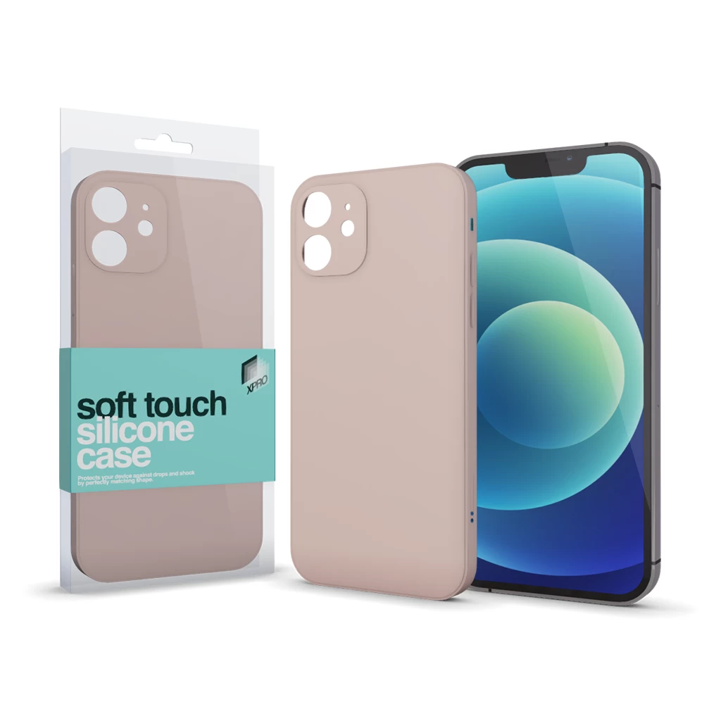 XPRO™ Soft Touch szilikon tok Slim púder pink Samsung Galaxy A26 készülékhez