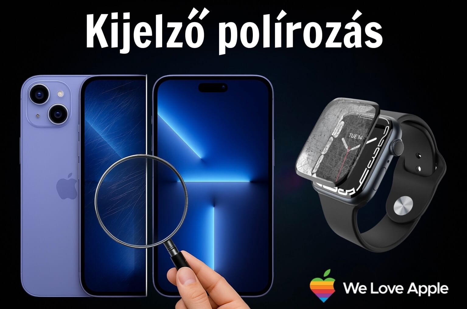 Kijelző polírozás - 1