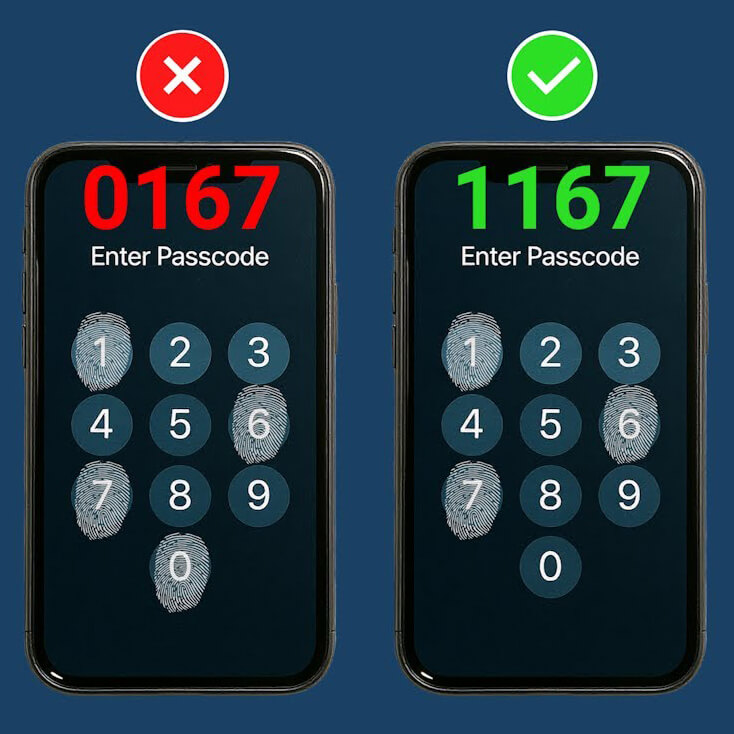 Miért lehet biztonságosabb egy olyan jelkód, amiben egy számjegy duplán szerepel?
