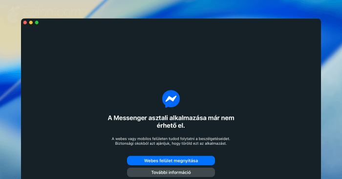 Megszűnt a Mac-es Messenger app: így teheted ki a web app ikonját a Dockra – és ezekkel a korlátokkal kell számolnod