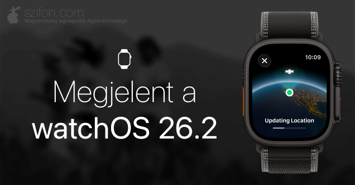 Megjelent a watchOS 26.2 – finomítások az alvási pontszám kapcsán és 17 sebezhetőség javítása