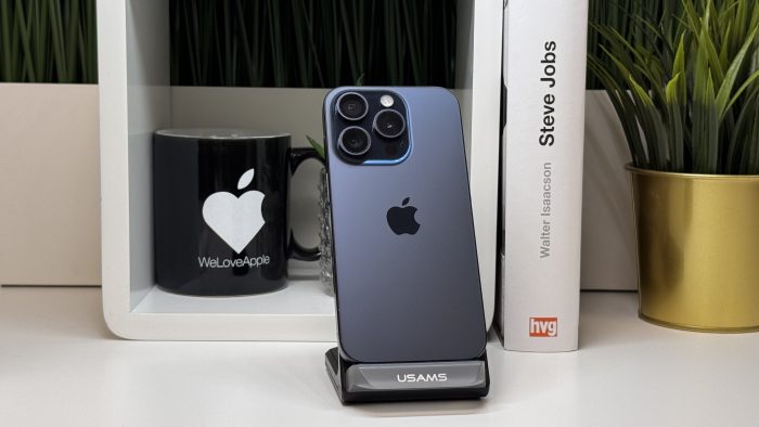 iPhone 15 Pro 256GB kék